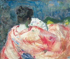 Femme avec éventail